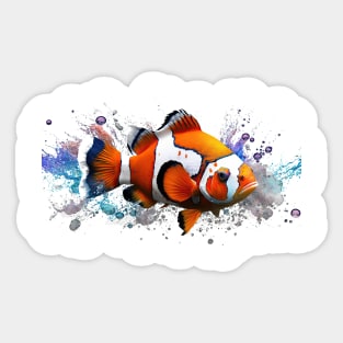 Clown Fish Sticker